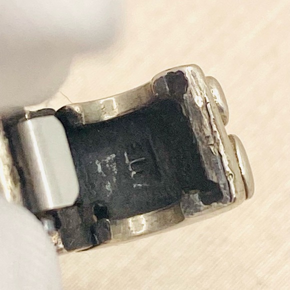 EUC Pandora 790380PCZ Sterling Silver Tendril Clip w/ Pink Zirconia - Picture 12 of 13